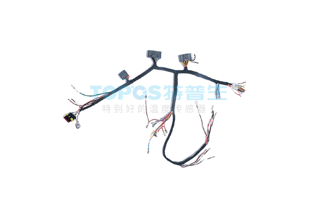 Temperature/voltage collection harness
