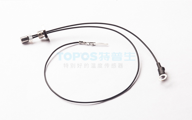 Electric meter temperature sensor