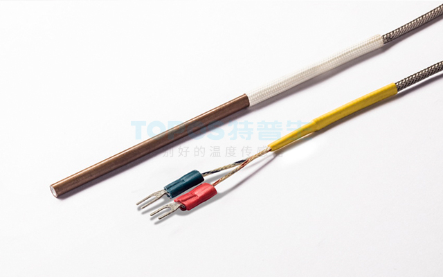 Special temperature sensors for instruments and meters