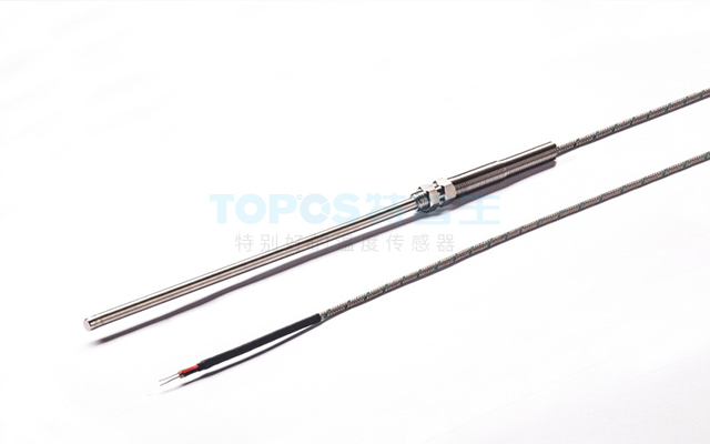 Special temperature sensor for heating furnace