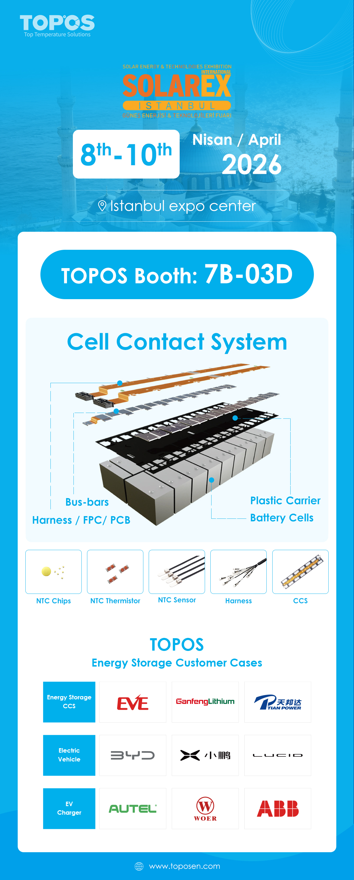 TOPOS invite you to attend solarex istanbual 2026