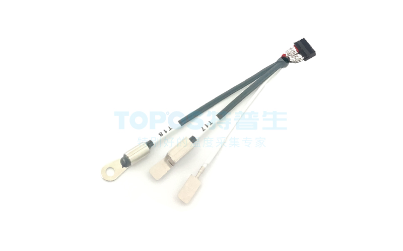 Energy storage temperature collection harness